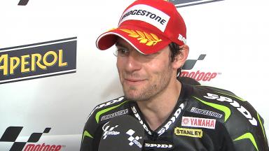Crutchlow pleased with another front row