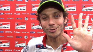 Best race in the dry for Rossi