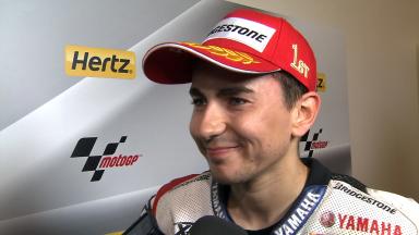 Lorenzo on great fight with Stoner