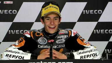 Aragon 2012 - Moto2 - RACE - Interview - Marc Marquez
