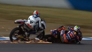 Motegi 2012 - Moto3 - RACE - Action - Sandro Cortese - Crash