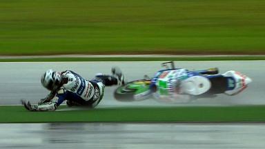 Sepang 2012 - MotoGP - RACE - Action - Ivan Silva - Crash