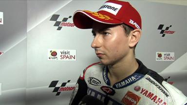 Lorenzo on lucky second place