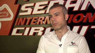 MotoGP Director of Technology Corrado Cecchinelli, Sepang ECU Test