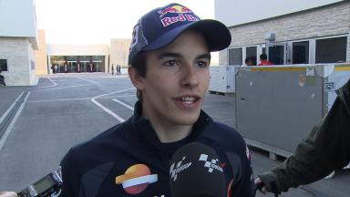 Marquez on final day of testing at COTA