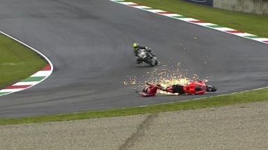 Mugello 2013 - MotoGP - FP1 - Action - Andrea Dovizioso - Crash