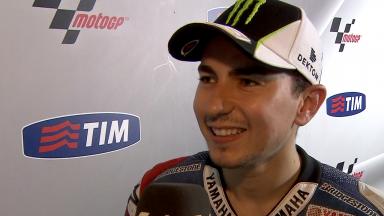 Lorenzo surprised by Pedrosa's rapid pace