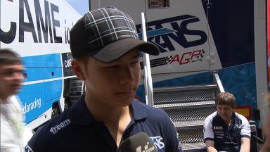 Nakagami crashes for second race in a row