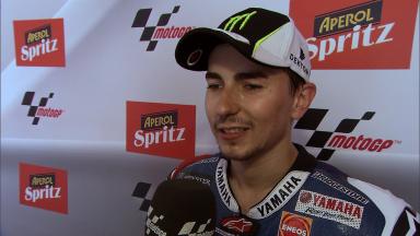 Catalunya 2013 - MotoGP - Q2 - Interview - Jorge Lorenzo