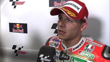 Bradl's reaction to first ever MotoGP™ pole
