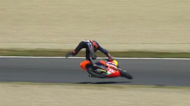 Motegi 2013 - Moto3 - RACE - Action - Luis Salom - Crash