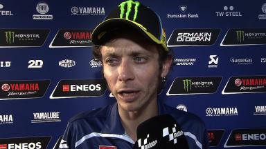 Rossi sums up first day of 2014 testing