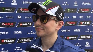 Lorenzo on lookout for more mid-corner stability