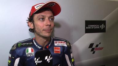 Qatar Interview: Second position - Valentino Rossi