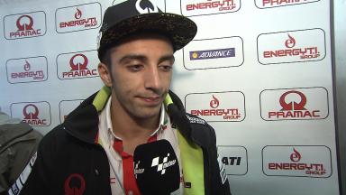 Iannone talks about pace, crash and blow to ankle