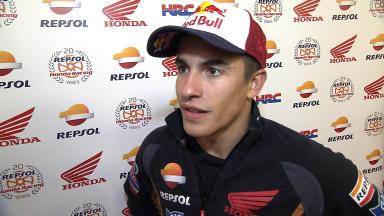Marquez discusses first day of work at Misano