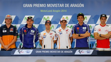 Gran Premio Movistar de Aragón Press conference