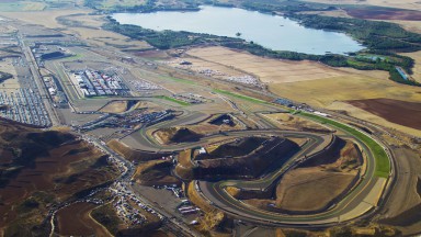Aerial view of Motorland Aragon Circuit