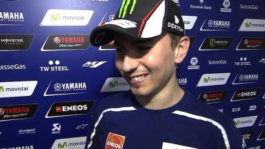 Lorenzo on good pace in all conditions 