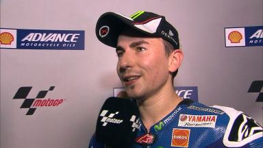 Lorenzo pleased to be on front row in extremely hot conditions