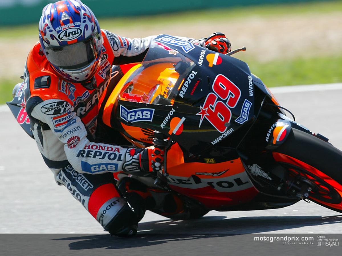 Nicky Hayden Starting To Show Real Promise As He Nears The End Of His First Motogp Term Motogp