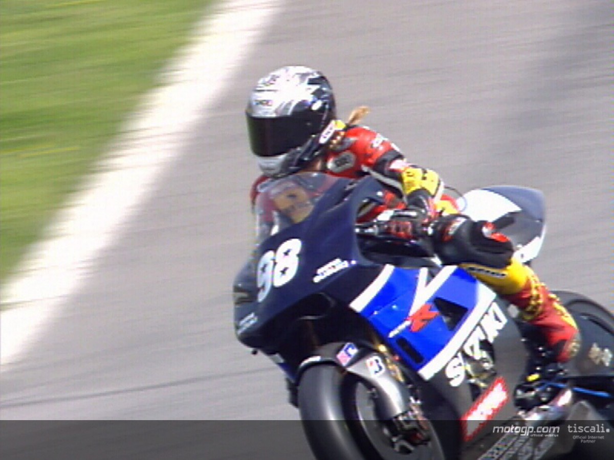 Katja Poensgen On Board The Suzuki Gsv R Motogp