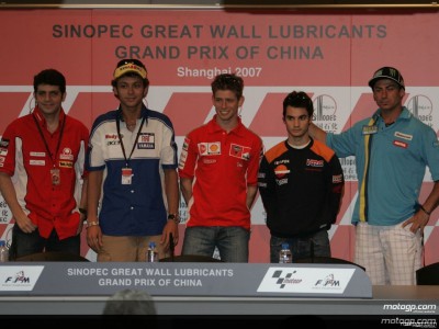 MotoGP press conference in China