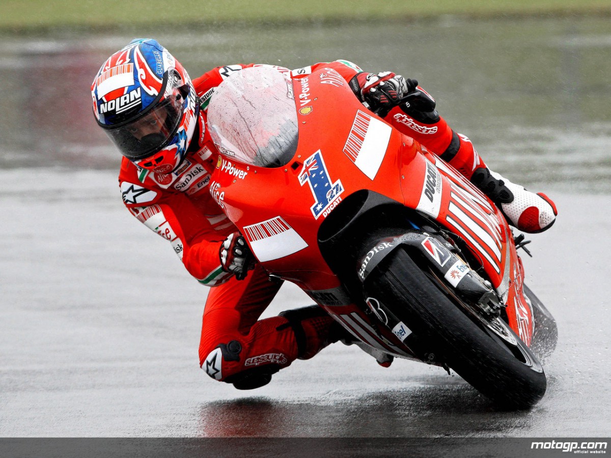 stoner takes second consecutive pole with donington masterclass