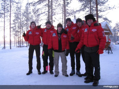 Kallio hosts Pramac Racing team in Finland