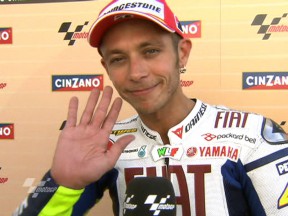 Rossi glücklich über Heim-Pole