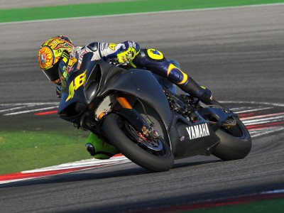 Valentino Rossi test ride in Misano today