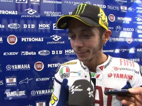 Rossi  firma el cuarto mejor crono  en el inicio de su GP