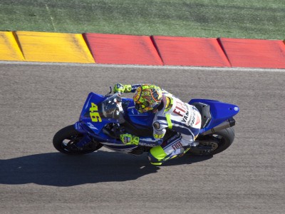 Rossi testet in Aragon 
