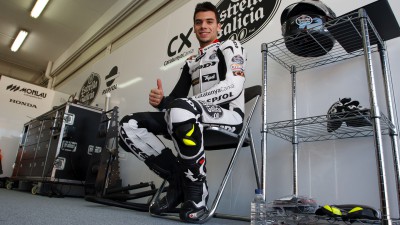 Oliveira: "Me gustaría estar delante, subir al podio y ganar carreras"