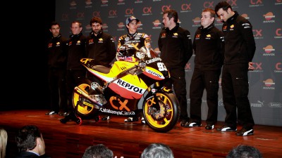 Marquez e il suo team presentati a Barcellona