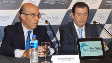 Ezpeleta se rend en Argentine pour confirmer la course de 2014