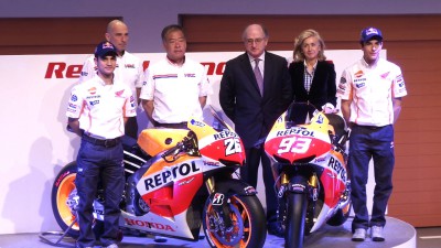 Repsol Honda unveils new livery and 2013 line-up in Madrid	