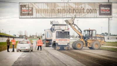 Nuovo asfalto per il Misano World Circuit