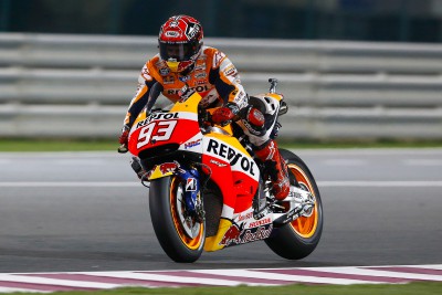 Marquez sets blistering pace in FP2