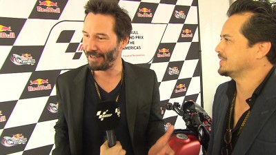 Keanu Reeves visits the #AmericasGP