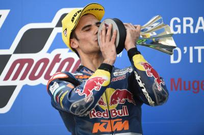 Oliveira: “I had tears in my eyes crossing the finish line'