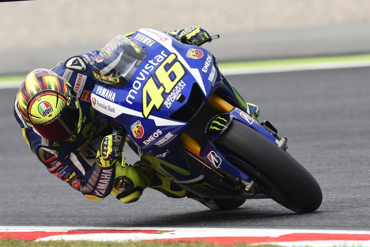 Rossi: “I‘m just a little bit worried about the position” | MotoGP™