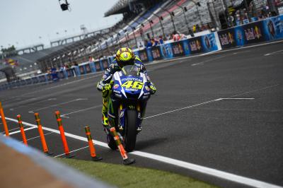 Rossi I Wasn T Strong Enough To Start From The Second Row Motogp