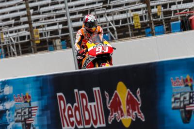  Marquez sets hottest lap in MotoGP™ warm up