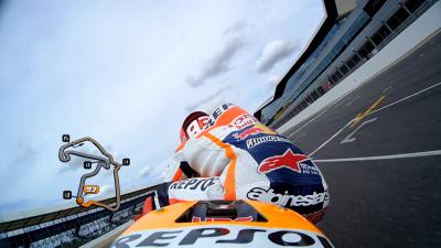 Marquez's pole-winning lap