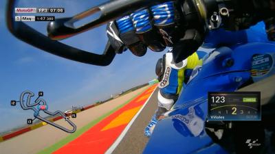 OnBoard lap of Aragon with Viñales