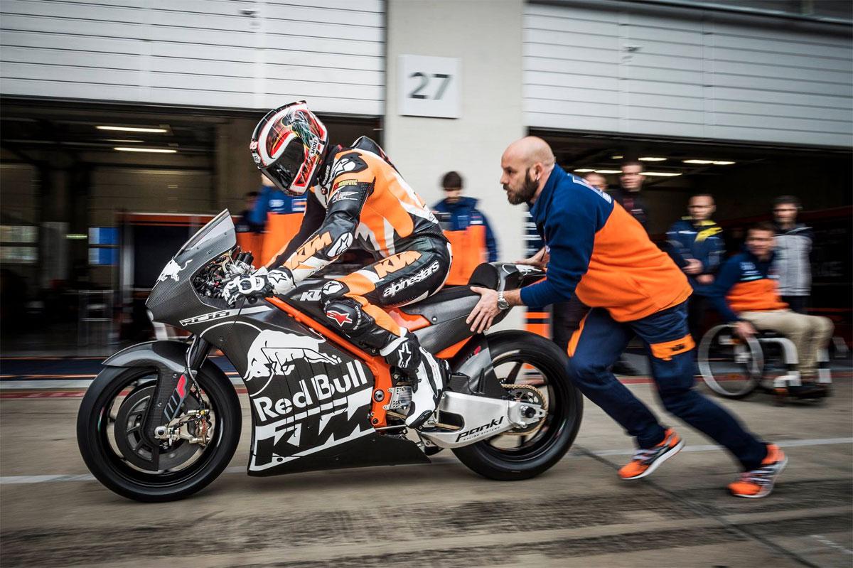 Premiere Sortie Reussie Pour La Ktm Rc16 Motogp