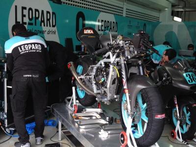 Weather slows down Leopard Racing’s Moto3™ test plan
