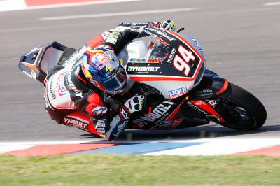 Work continues in Moto2™ FP3 as Folger forges ahead