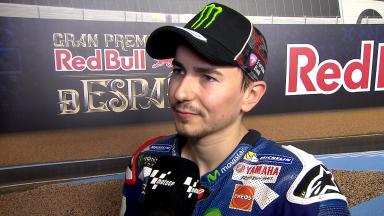 Lorenzo: 'I had chattering with the second tyre'